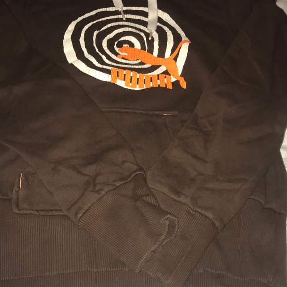 Brown and orange puma sweatshirt - Picture 5 of 7